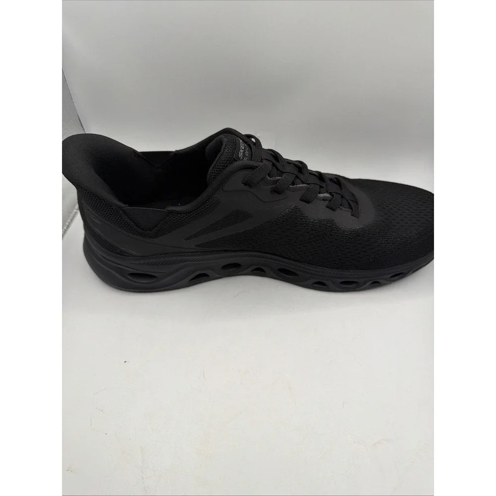 Skechers hands-free swift Fit men's Slip On Black No Bending Shoe. Size 10.5 New